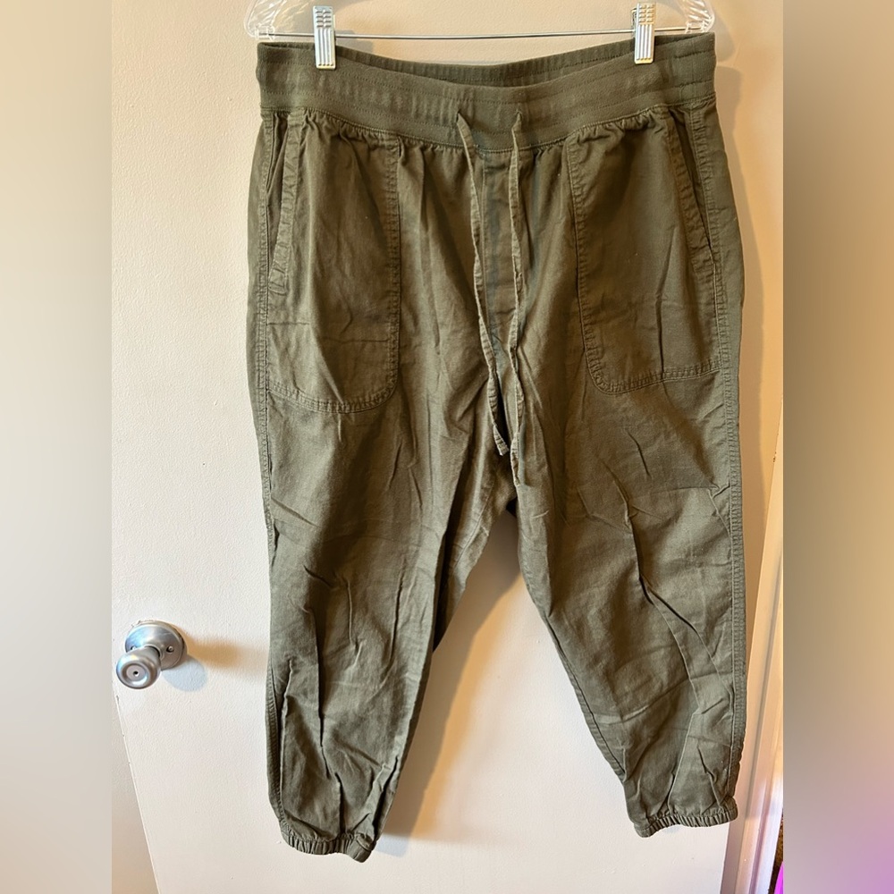 Gap light denim joggers, size XL